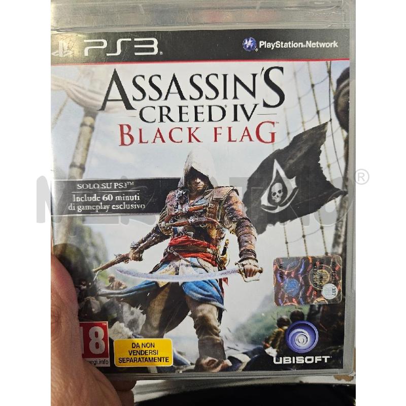 ASSASSIN'S CREED IV BLACK FLAG - PS3 VIDEO GIOCO  | Mercatino dell'Usato Modena 1
