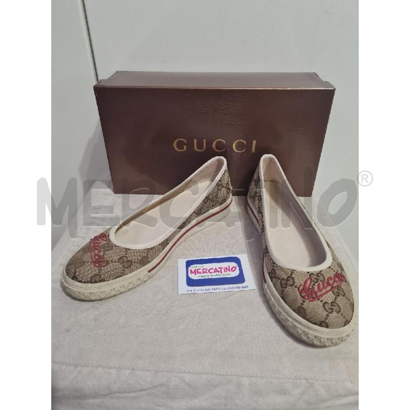 BALLERINA GUCCI TEX STAMPA MONOGRAM | Mercatino dell'Usato Modena 1