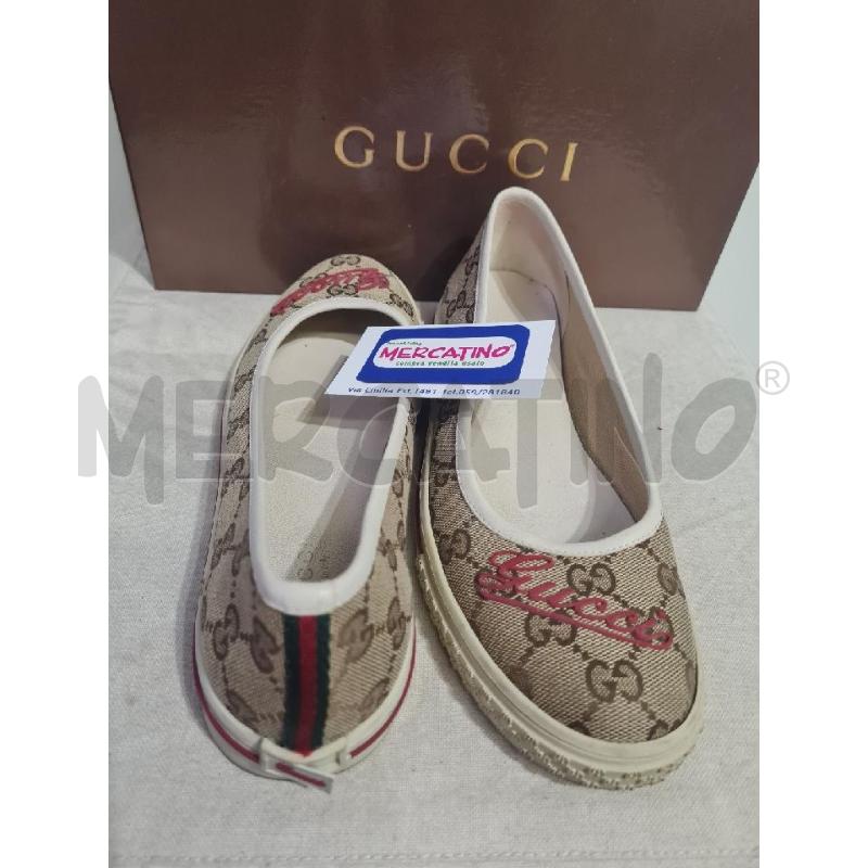 BALLERINA GUCCI TEX STAMPA MONOGRAM | Mercatino dell'Usato Modena 3