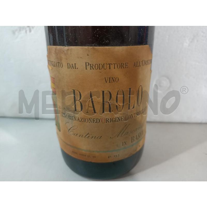 BAROLO MASCARELLO 1958 RISERVA 72CL 31X9CM DA COLLEZIONE | Mercatino dell'Usato Modena 3