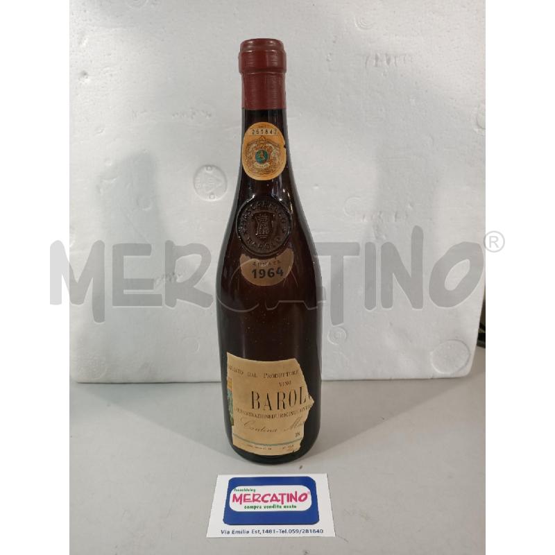 BAROLO MASCARELLO 1964 72CL 31X9CM DA COLLEZIONE | Mercatino dell'Usato Modena 1