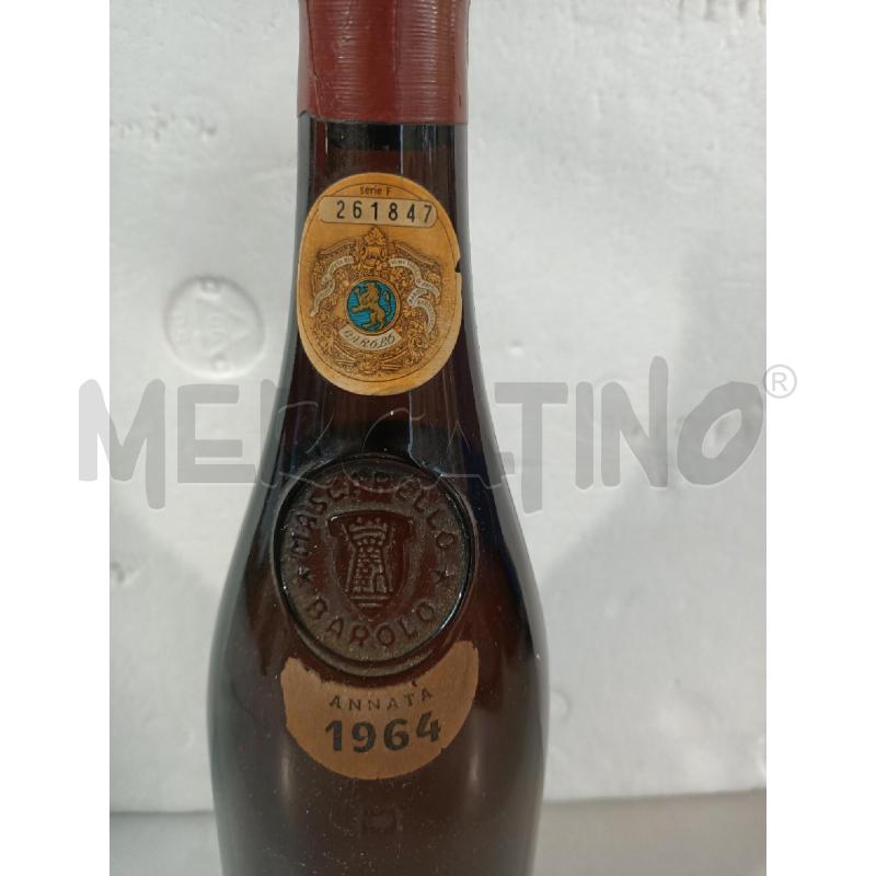 BAROLO MASCARELLO 1964 72CL 31X9CM DA COLLEZIONE | Mercatino dell'Usato Modena 2