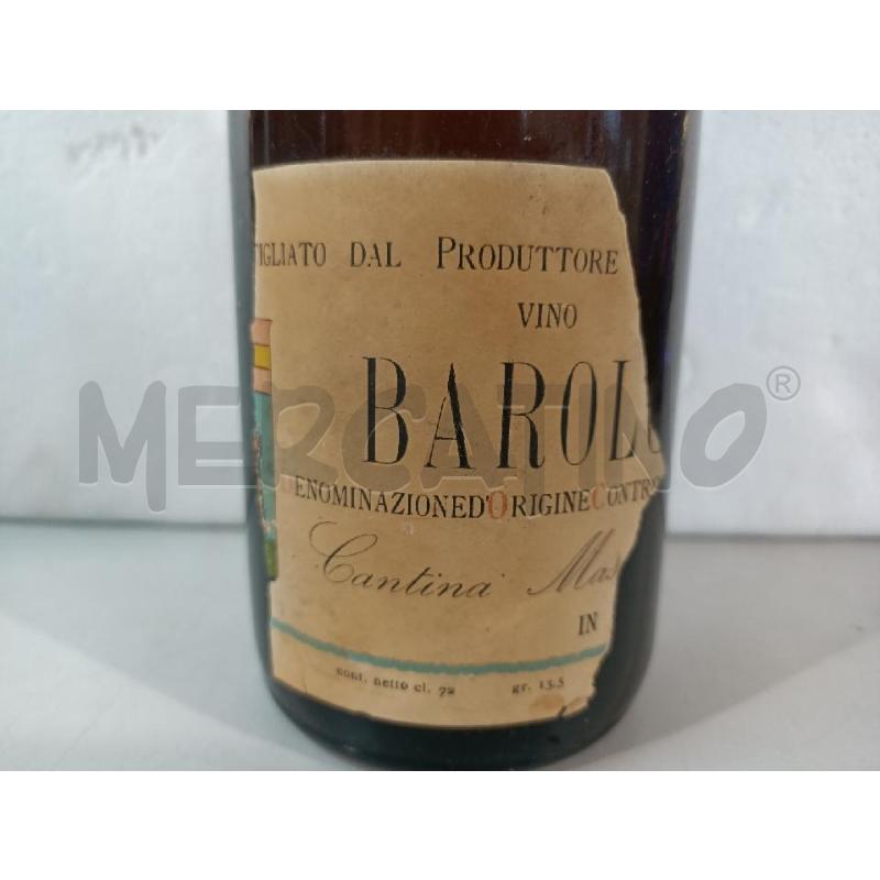 BAROLO MASCARELLO 1964 72CL 31X9CM DA COLLEZIONE | Mercatino dell'Usato Modena 3