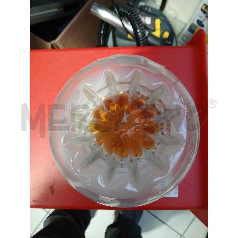 BASE LAMPADA IN VETRO MURANO SFERA OPALINO E MARRONE | Mercatino dell'Usato Modena 2