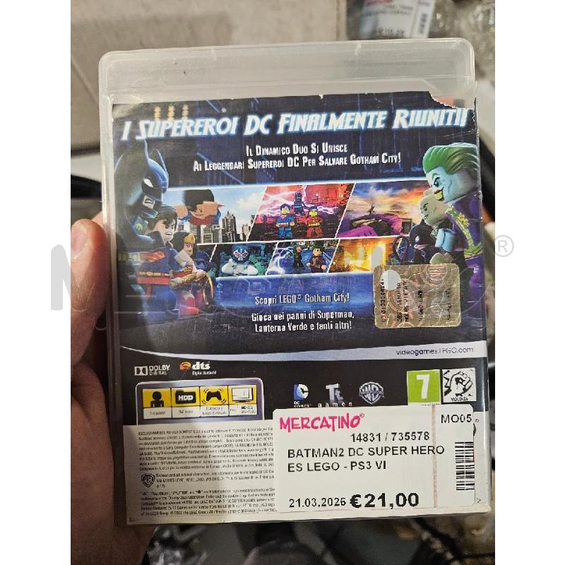 BATMAN2 DC SUPER HEROES LEGO - PS3 VIDEO GIOCO  | Mercatino dell'Usato Modena 2