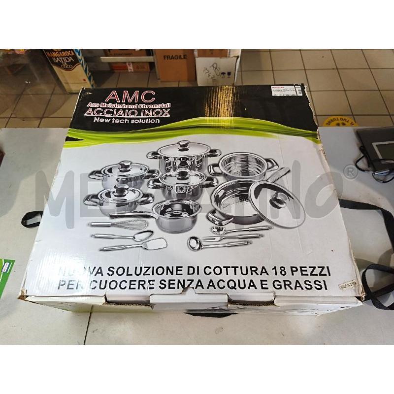 BATTERIA PENTOLE AMC ACCIAIO INOX | Mercatino dell'Usato Modena 4