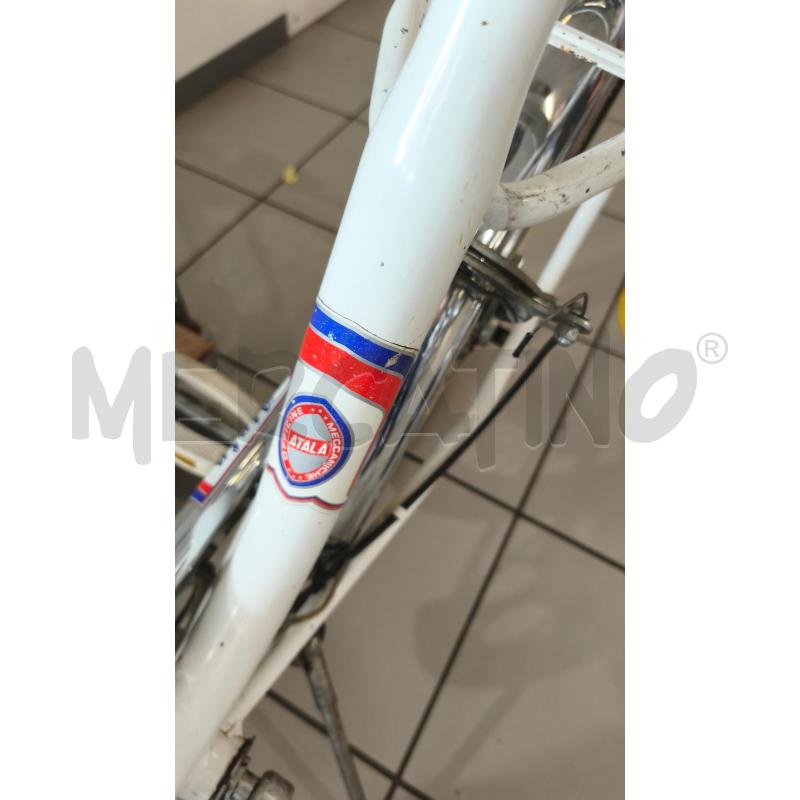 BICICLETTA DONNA ATALA BIANCA BLU ROSSA | Mercatino dell'Usato Modena 3