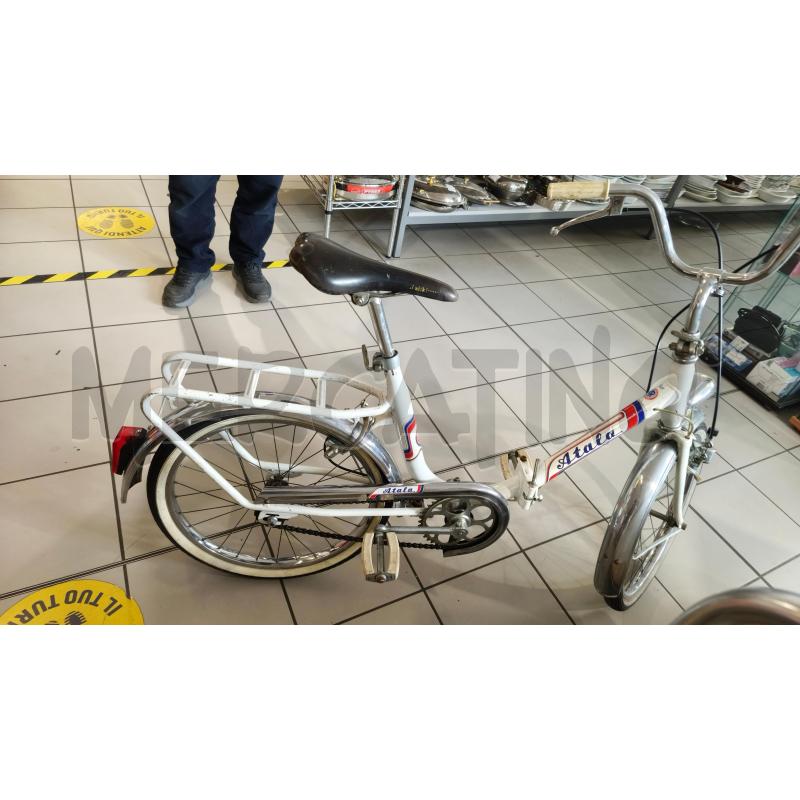 BICICLETTA DONNA ATALA BIANCA BLU ROSSA | Mercatino dell'Usato Modena 4