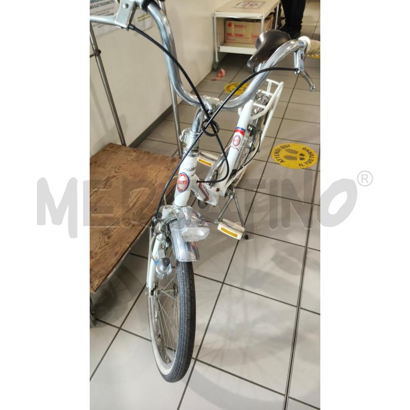 BICICLETTA DONNA ATALA BIANCA BLU ROSSA | Mercatino dell'Usato Modena 5