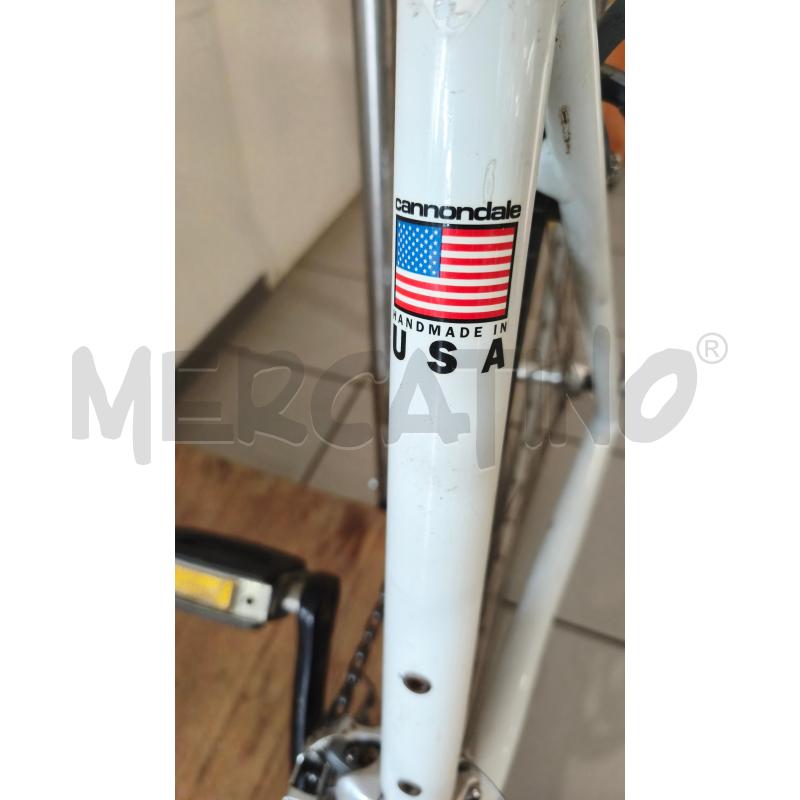 BICICLETTA UOMO CANNONDALE BIANCA USA | Mercatino dell'Usato Modena 3