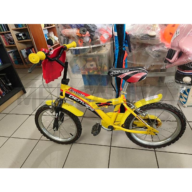 BICICLETTINA BAMBINO CORSARA DENVER GIALLA ROSSA | Mercatino dell'Usato Modena 1
