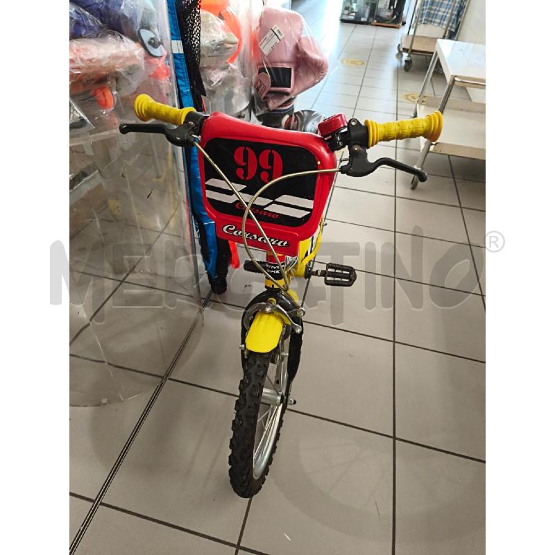 BICICLETTINA BAMBINO CORSARA DENVER GIALLA ROSSA | Mercatino dell'Usato Modena 2
