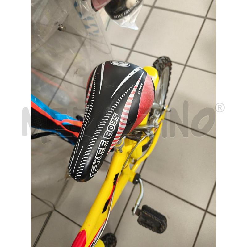 BICICLETTINA BAMBINO CORSARA DENVER GIALLA ROSSA | Mercatino dell'Usato Modena 3