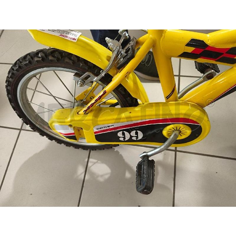 BICICLETTINA BAMBINO CORSARA DENVER GIALLA ROSSA | Mercatino dell'Usato Modena 5