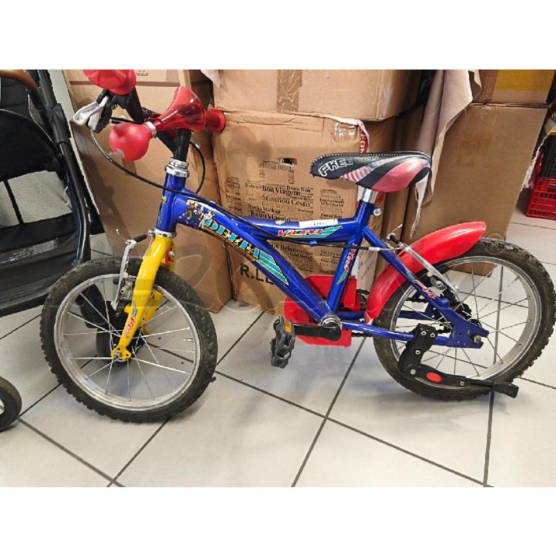 BICICLETTINA BAMBINO VICINI F14 BLU | Mercatino dell'Usato Modena 1