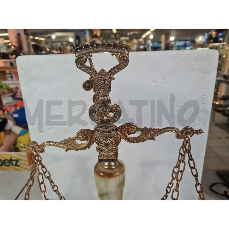 BILANCIA ONICE E MET. OTTONATO 45X40CM DANNEGGIATA | Mercatino dell'Usato Modena 4