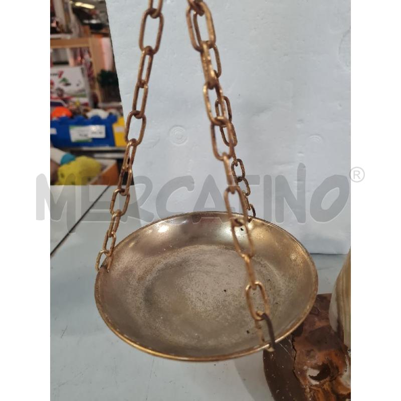 BILANCIA ONICE E MET. OTTONATO 45X40CM DANNEGGIATA | Mercatino dell'Usato Modena 5