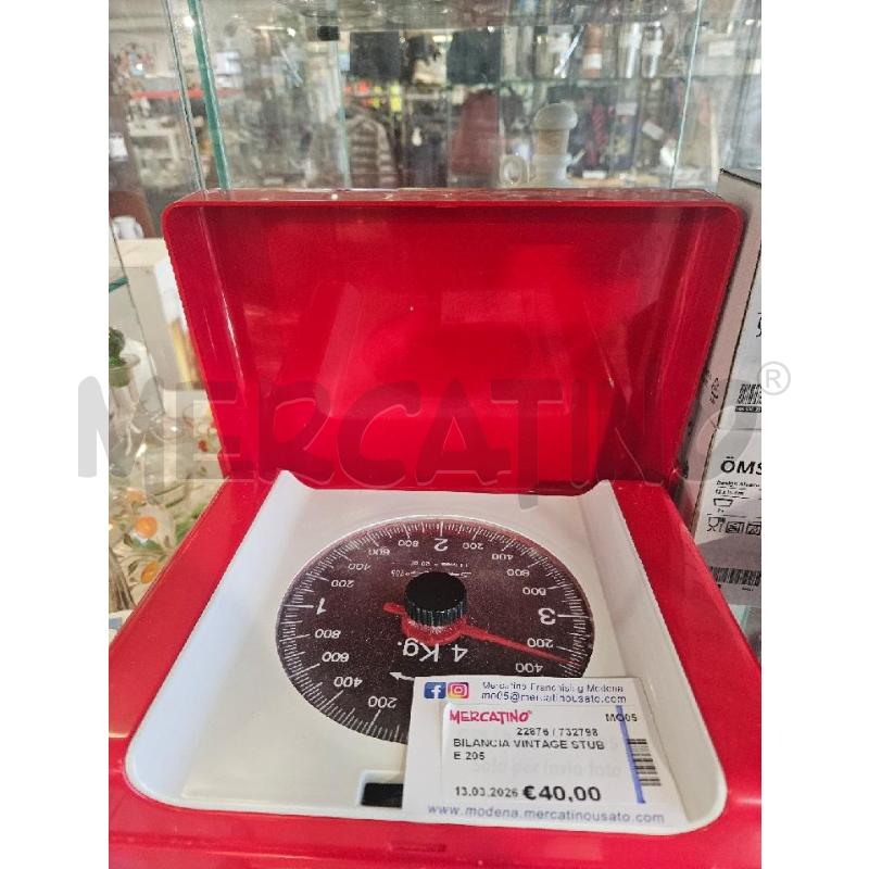 BILANCIA VINTAGE STUBE 205 | Mercatino dell'Usato Modena 1