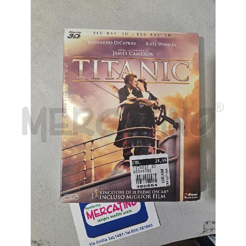 BLU RAY 3D 2D TITANIC SIGILLATO | Mercatino dell'Usato Modena 1