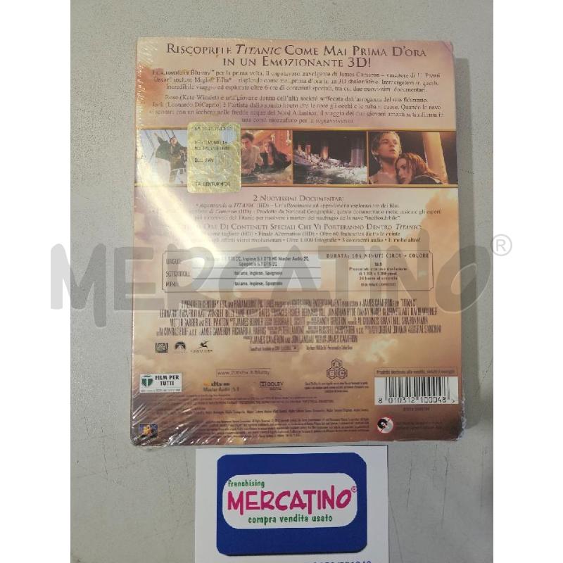 BLU RAY 3D 2D TITANIC SIGILLATO | Mercatino dell'Usato Modena 4