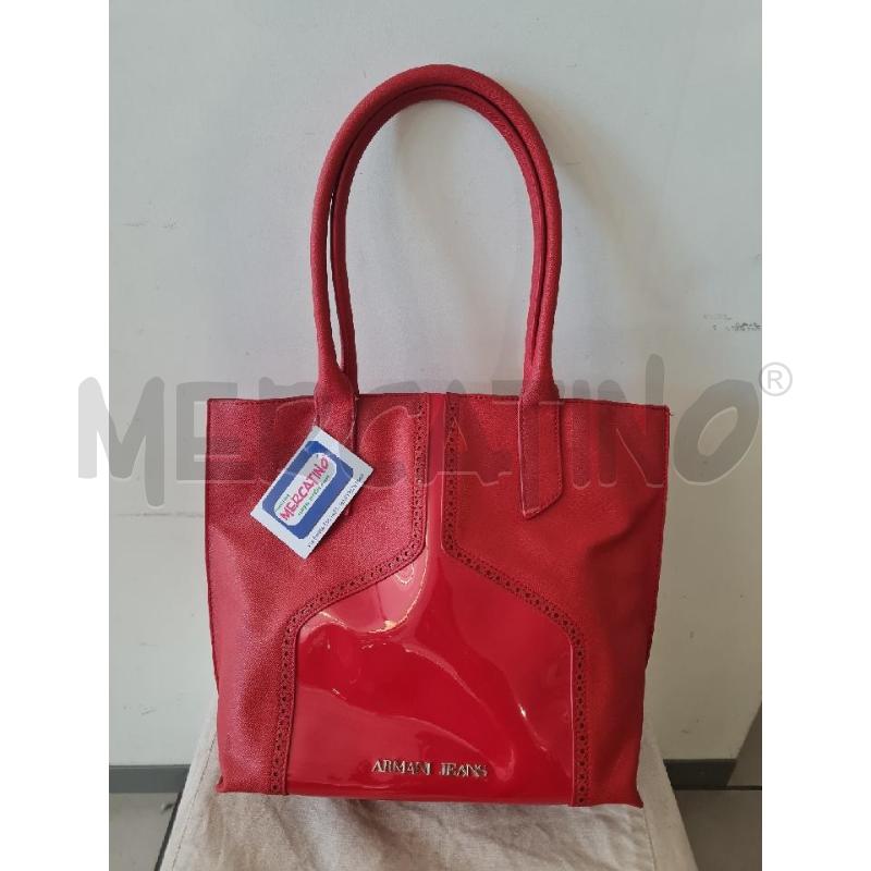BORSA DONNA ARMANI ROSSA | Mercatino dell'Usato Modena 1