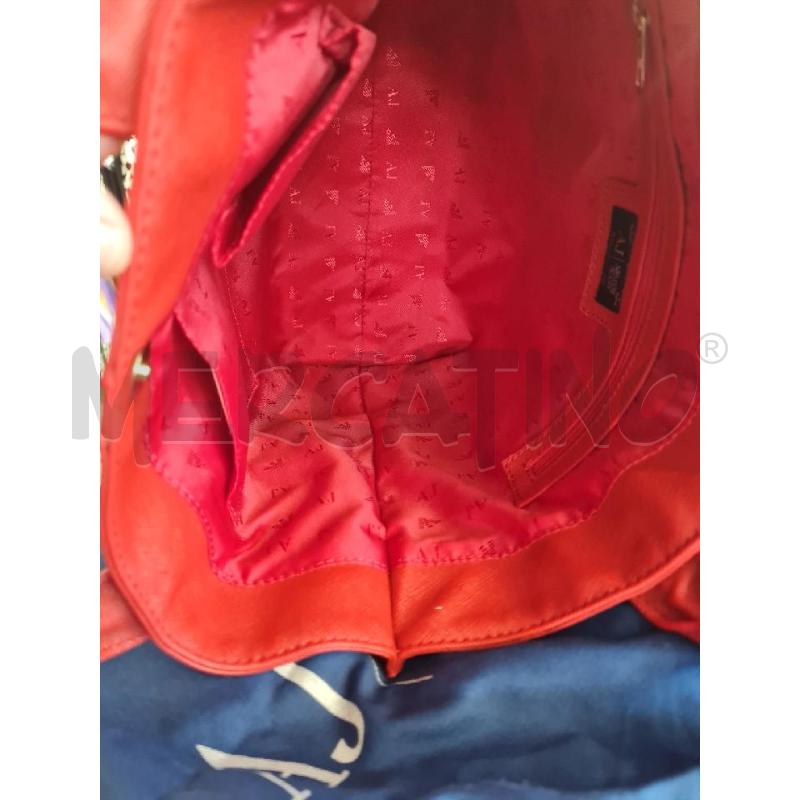 BORSA DONNA ARMANI ROSSA | Mercatino dell'Usato Modena 5