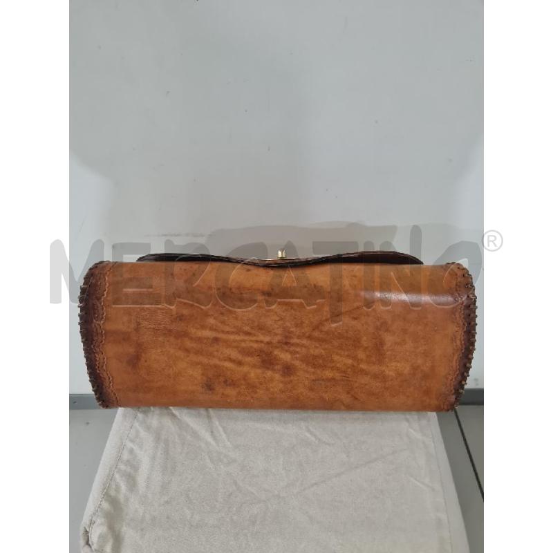 BORSA DONNA BAULETTO CUOIO DECORATO | Mercatino dell'Usato Modena 2