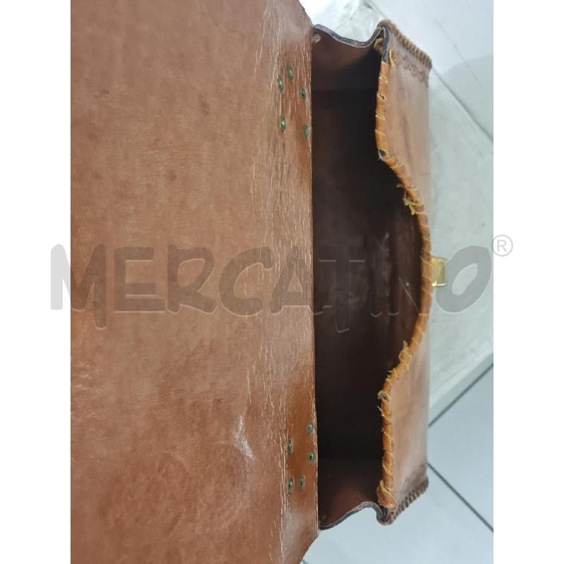 BORSA DONNA BAULETTO CUOIO DECORATO | Mercatino dell'Usato Modena 5