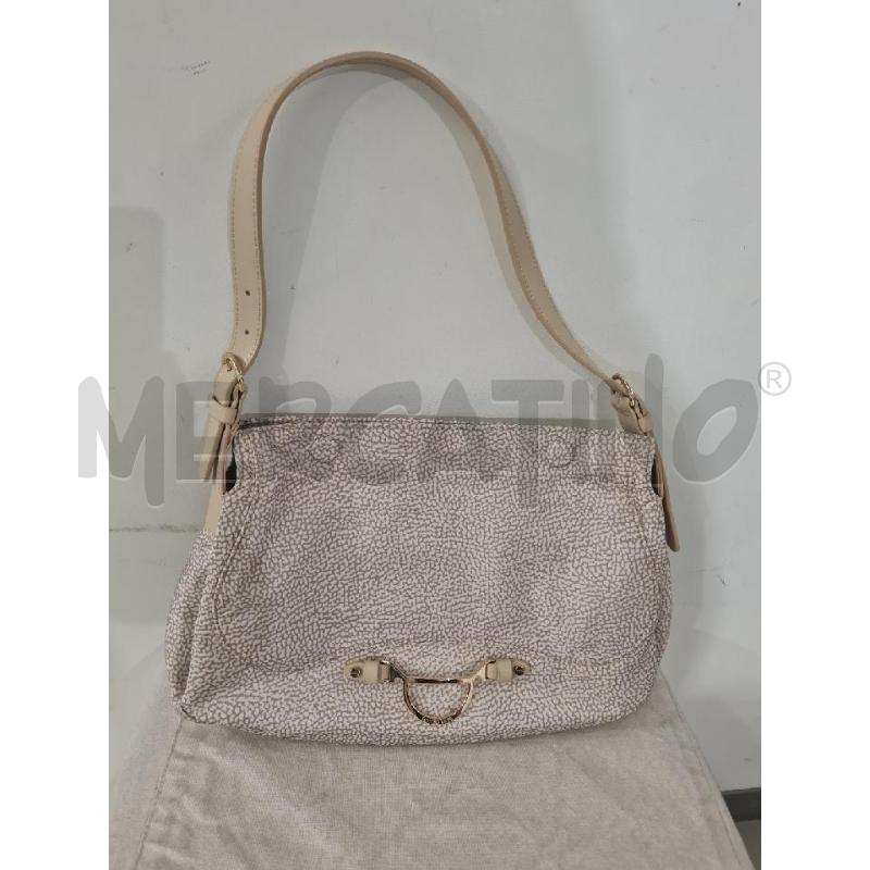 BORSA DONNA BORBONESE BEIGE TRACOLLA | Mercatino dell'Usato Modena 1