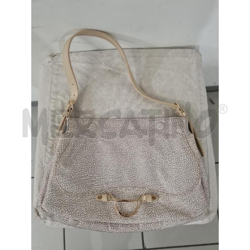 BORSA DONNA BORBONESE BEIGE TRACOLLA | Mercatino dell'Usato Modena 2