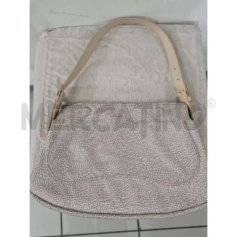 BORSA DONNA BORBONESE BEIGE TRACOLLA | Mercatino dell'Usato Modena 3