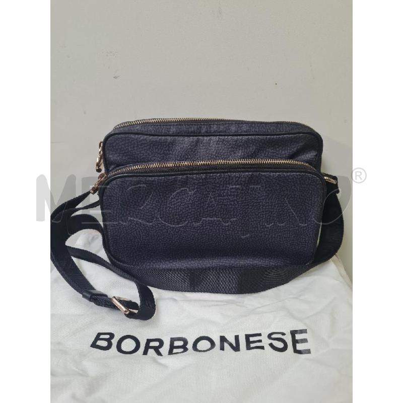 BORSA DONNA BORBONESE BLU SCURO | Mercatino dell'Usato Modena 1