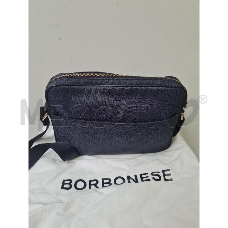 BORSA DONNA BORBONESE BLU SCURO | Mercatino dell'Usato Modena 2