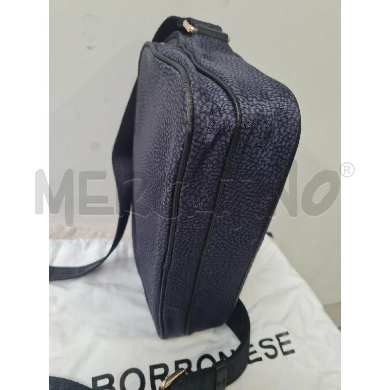 BORSA DONNA BORBONESE BLU SCURO | Mercatino dell'Usato Modena 3