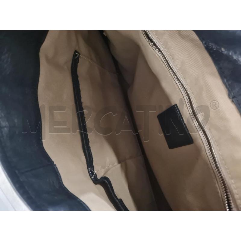 BORSA DONNA BURBERRY NERA QUADRATI APPLICATI | Mercatino dell'Usato Modena 5