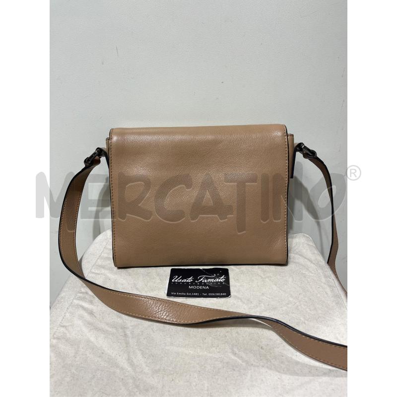 Borsa donna cartella coccinelle beige