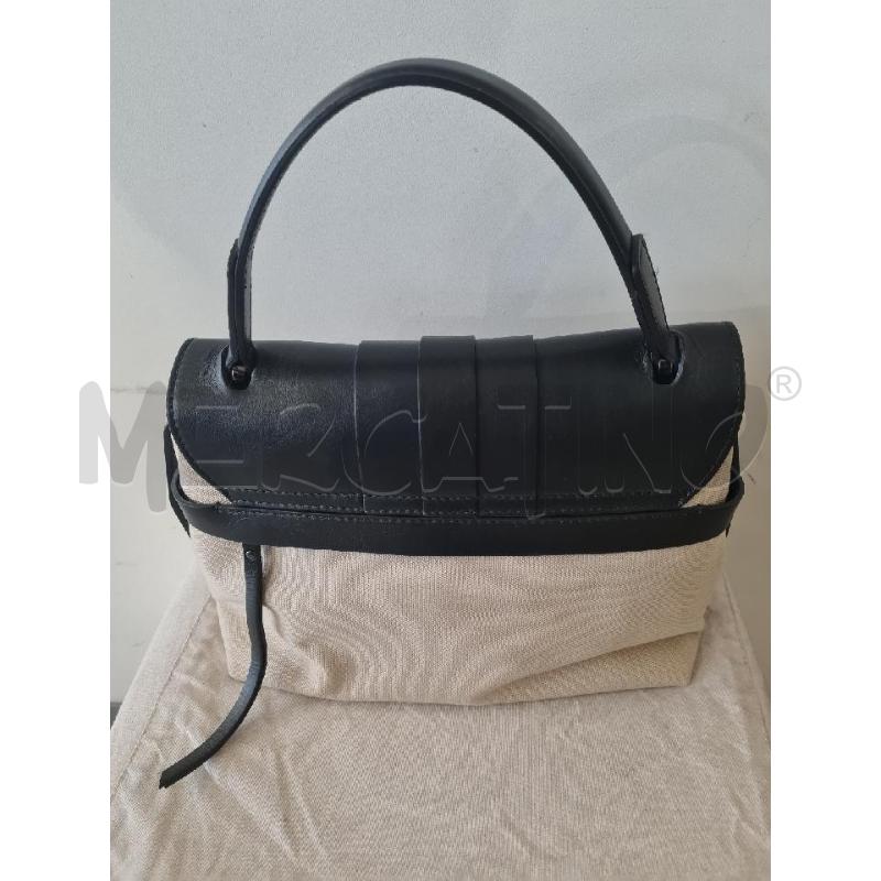 BORSA DONNA CHIARINI BEIGE NERA | Mercatino dell'Usato Modena 2