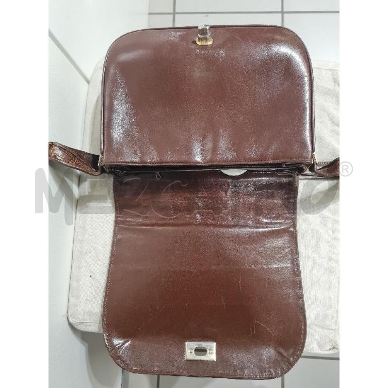 BORSA DONNA COCCODRILLO MARRONE | Mercatino dell'Usato Modena 2