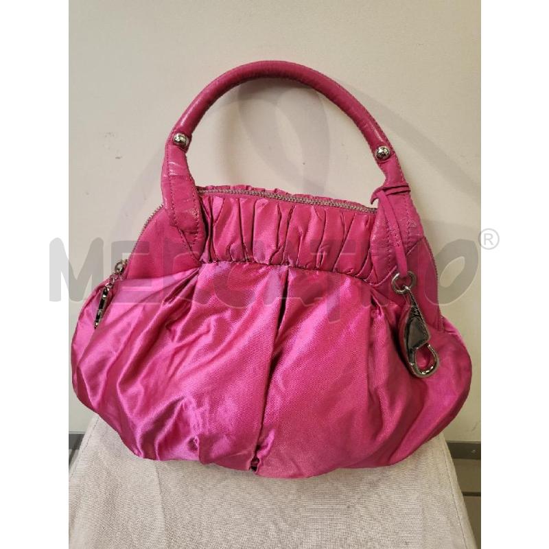 BORSA DONNA FUXIA FAY TELA VELA PELLE | Mercatino dell'Usato Modena 1