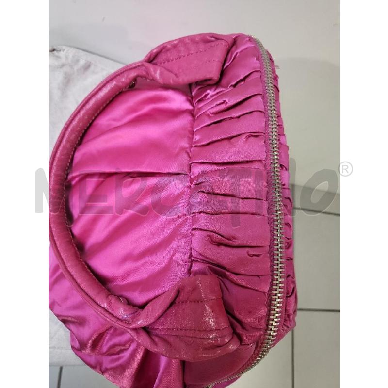 BORSA DONNA FUXIA FAY TELA VELA PELLE | Mercatino dell'Usato Modena 3