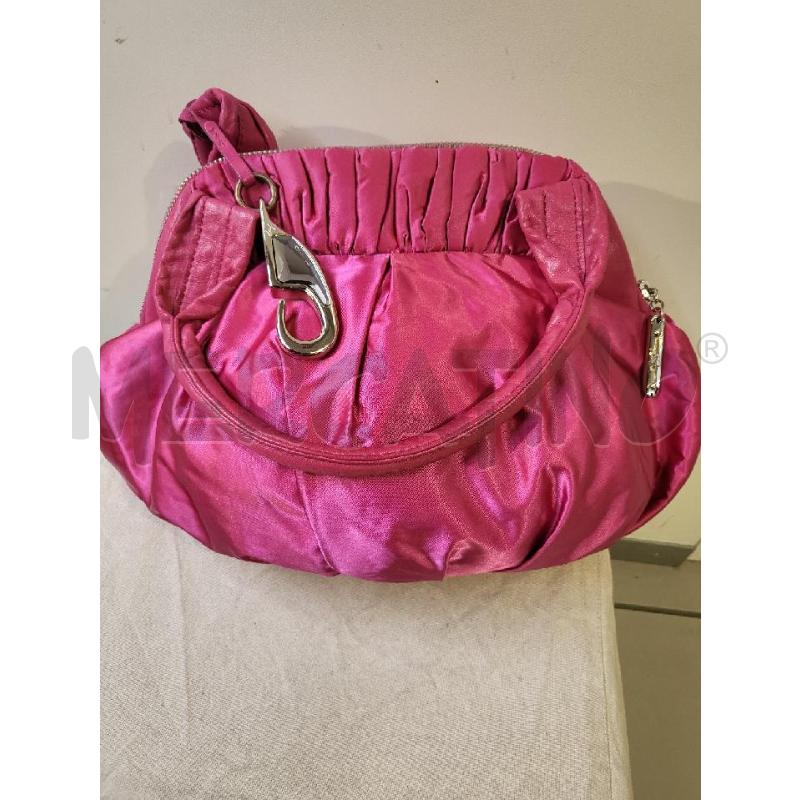 BORSA DONNA FUXIA FAY TELA VELA PELLE | Mercatino dell'Usato Modena 5