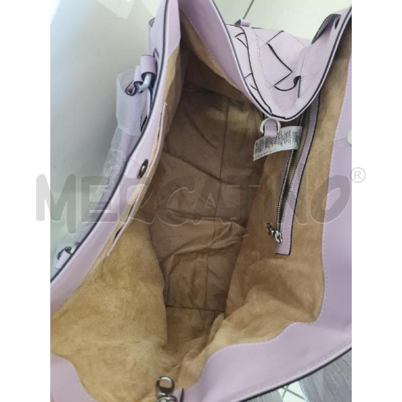 BORSA DONNA GUESS LUXE LILLA PELLE | Mercatino dell'Usato Modena 5