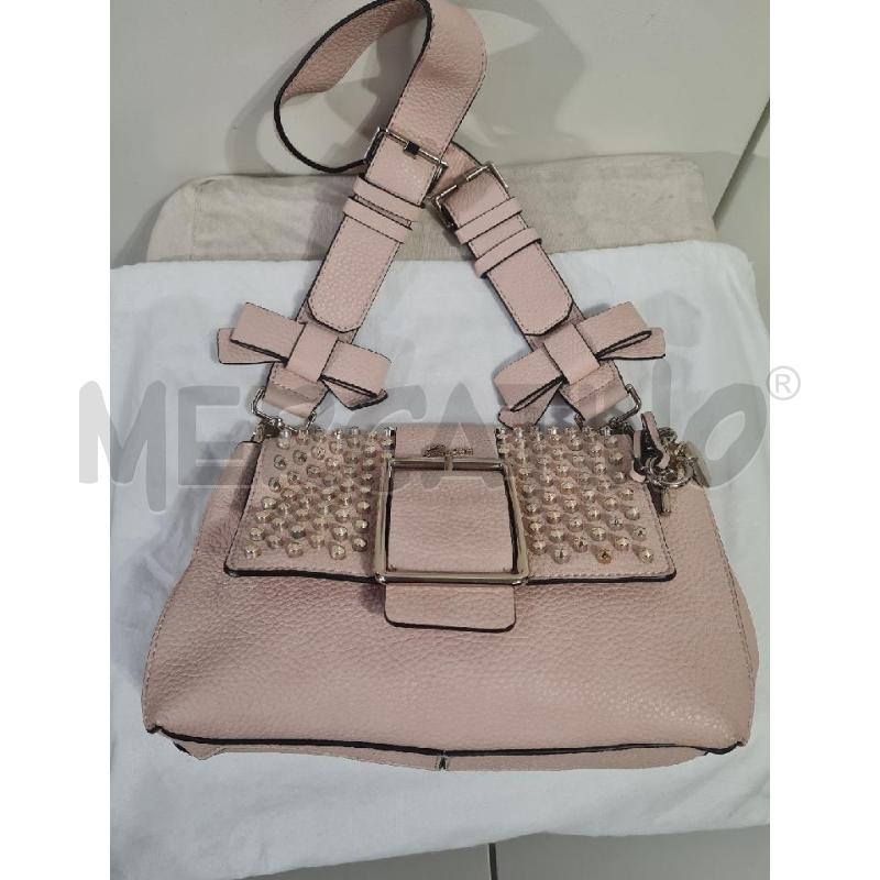 BORSA DONNA GUESS ROSA CON BORCHI | Mercatino dell'Usato Modena 2