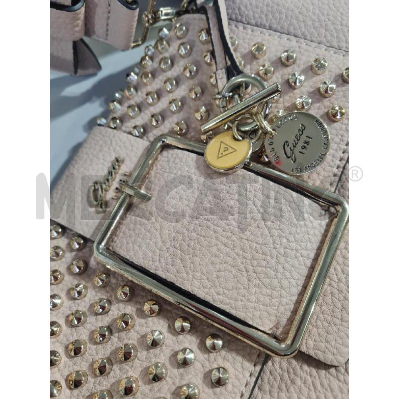 BORSA DONNA GUESS ROSA CON BORCHI | Mercatino dell'Usato Modena 5