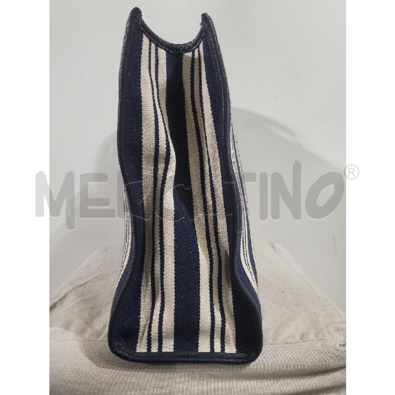BORSA DONNA LIU JO TELA BEIGE BLU | Mercatino dell'Usato Modena 3