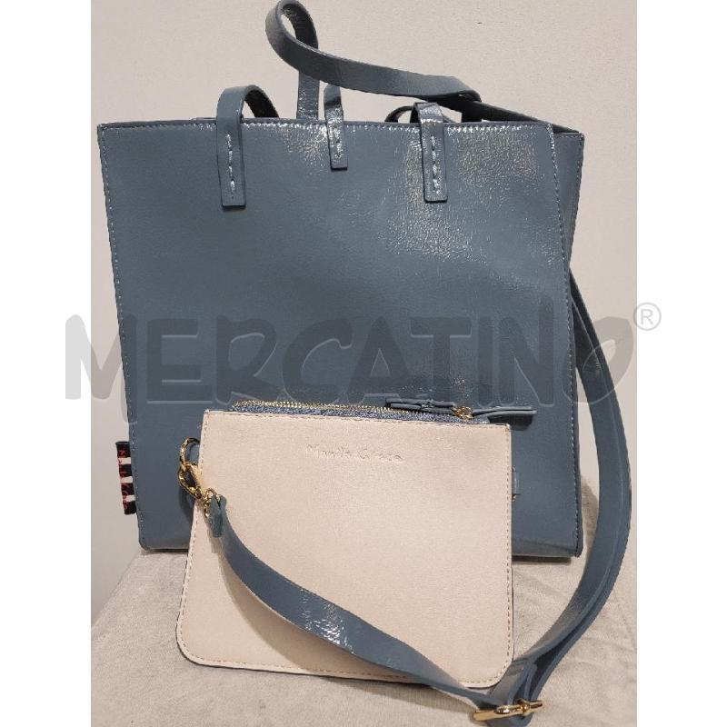 BORSA DONNA MANILA GRACE AZZURRA | Mercatino dell'Usato Modena 5