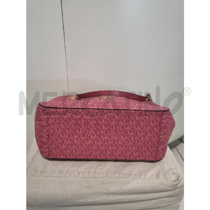 BORSA DONNA MICHAEL KORS BORDEAUX LOGO | Mercatino dell'Usato Modena 2