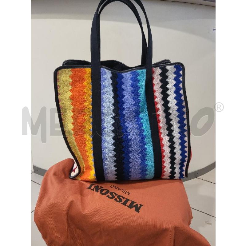 BORSA DONNA MISSONI TOTE BAG VIAGGIO | Mercatino dell'Usato Modena 1