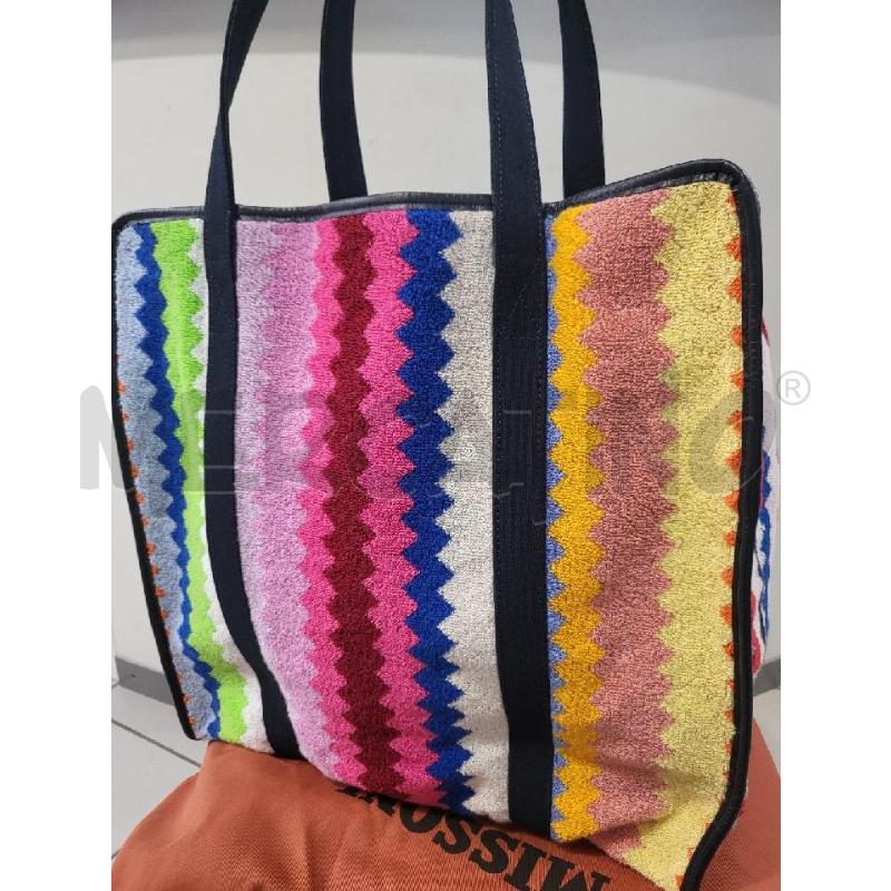 BORSA DONNA MISSONI TOTE BAG VIAGGIO | Mercatino dell'Usato Modena 3