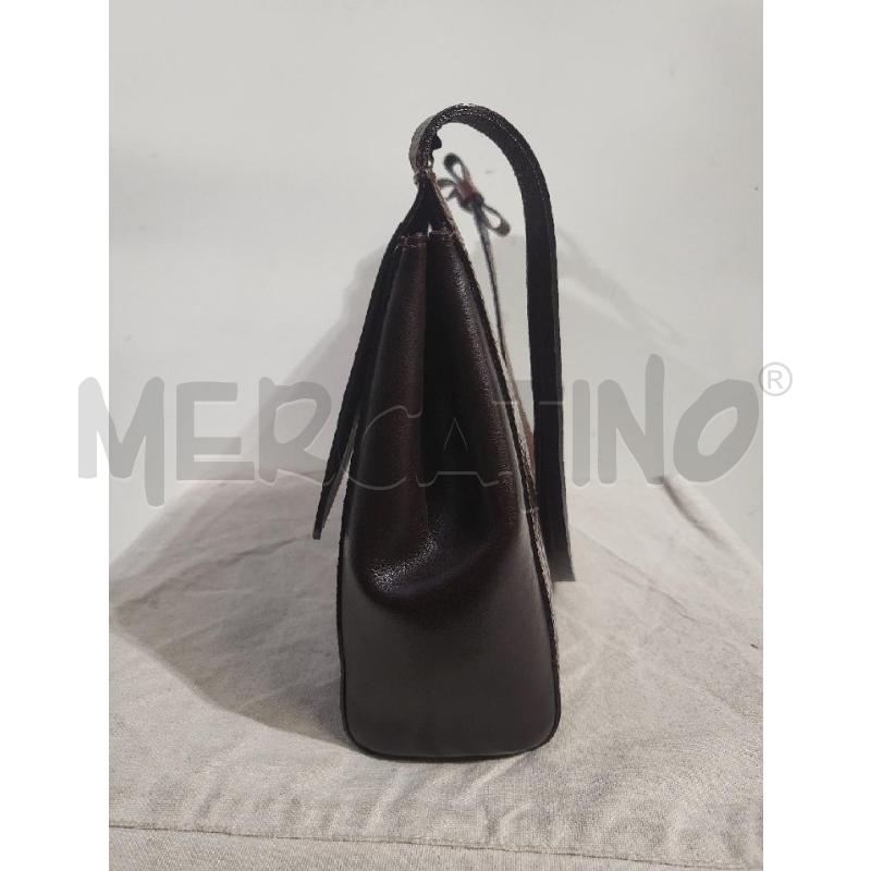BORSA DONNA NANNINI PELLE MARRON | Mercatino dell'Usato Modena 3